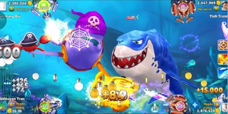 Bắn cá Vip79 – Trò chơi giải trí hấp dẫn, dễ trúng lớn 3 Các trò chơi với đồ họa bắt mắt